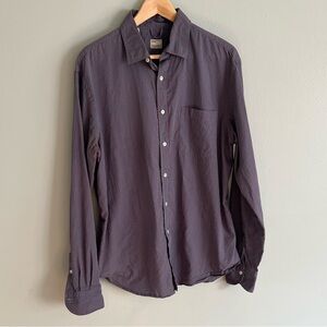 Mason Men's Cotton Button Down Dress Shirt Made In Italy Size Large